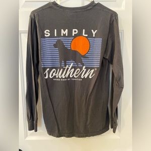 GREY SIMPLY SOUTHERN TEE